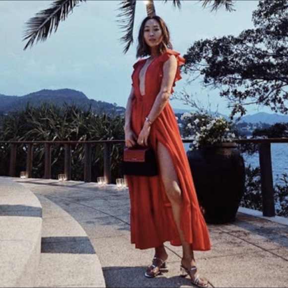 Majorelle mistwood dress red - Picture 6 of 10